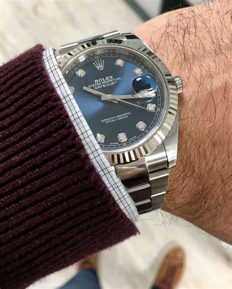 rolex datejust blue with diamonds|Rolex Datejust 41 tiffany blue.